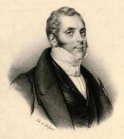 Auber, 1782-1871, c1830. by Francois Seraphin Delpech