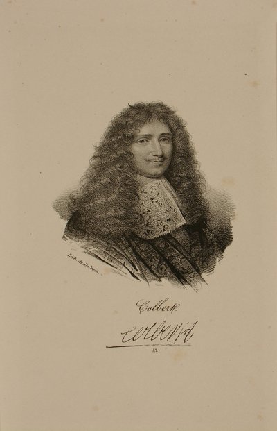 Jean Baptiste Colbert'in Portresi (1619-83) by Francois Seraphin Delpech