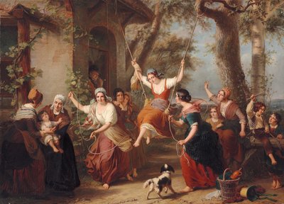 Salıncak, 1848 by Francois Verheyden