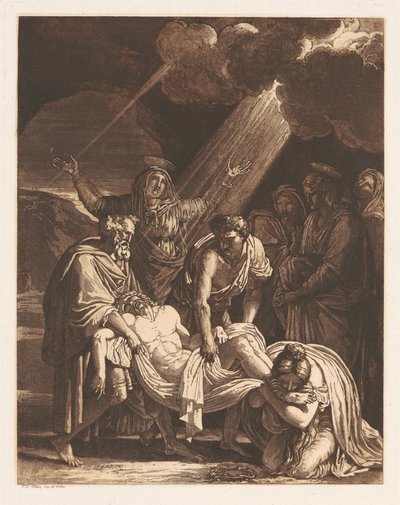 Mesih Mezara Taşındı by Francois Xavier Fabre