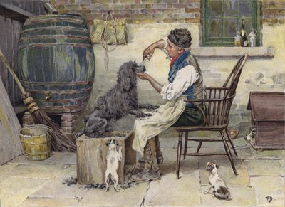 "Moda Kurbanı" (renkli taş) by Frank (after) Dadd