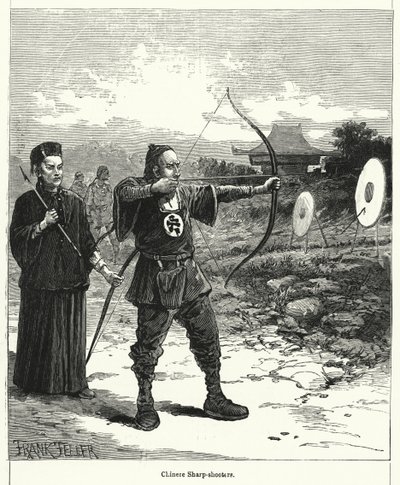 Çinli keskin nişancılar (gravür) by Frank (after) Feller