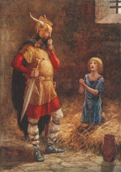 Havelok, Danimarkalı Havelok (renkli lito) eski baladdan Godard