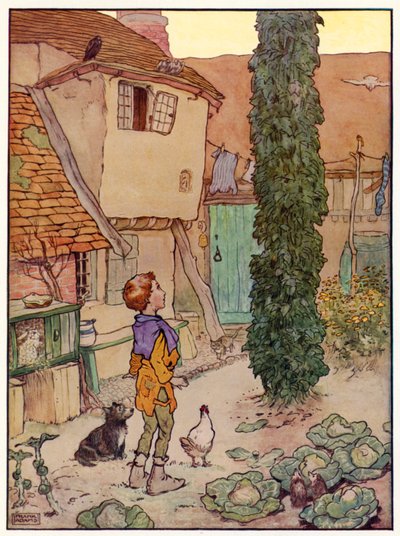 Jack ve Fasulye Sırığı (renkli taş) by Frank Adams