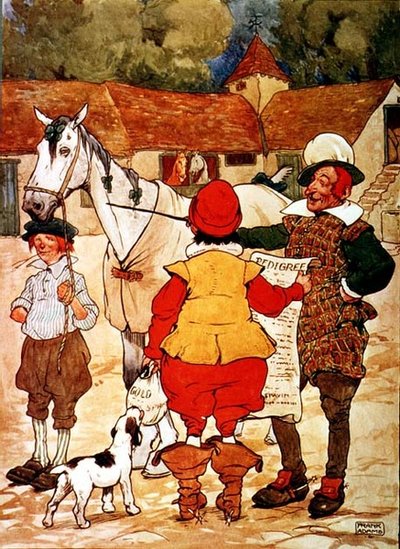 Bir zamanlar eski bir gri kısrağım vardı by Frank Adams