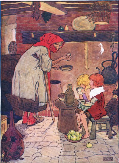 Onları içeri aldı ve Blackie & Son Limited tarafından 1940 dolaylarında yayınlanan Hansel ve Gretel