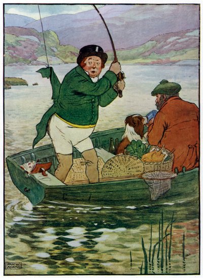 Üç Neşeli Balıkçı (renkli taş) by Frank Adams