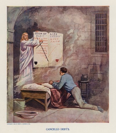 İptal Edilen Borçlar (renkli lito) by Frank Beard