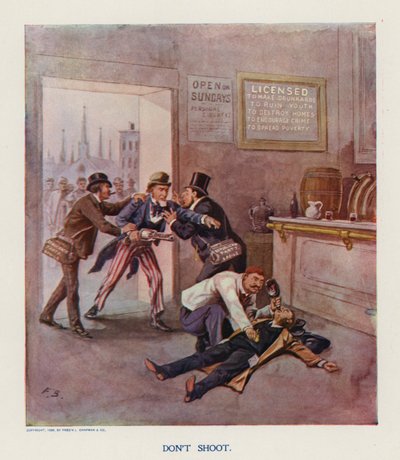 Ateş etmeyin (renkli taş baskı) by Frank Beard