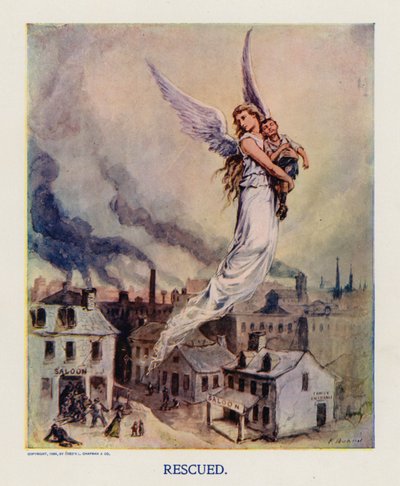 Kurtarılmış (renkli lito) by Frank Beard