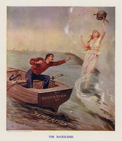 The Backslider (renkli taş baskı) by Frank Beard