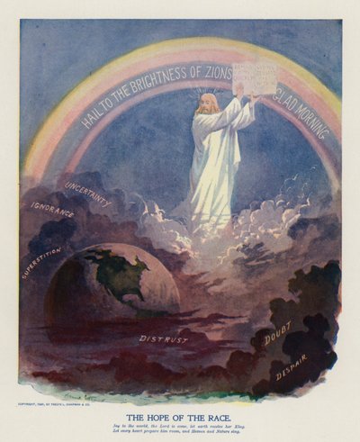 Yarışın Umudu (renkli taş baskı) by Frank Beard