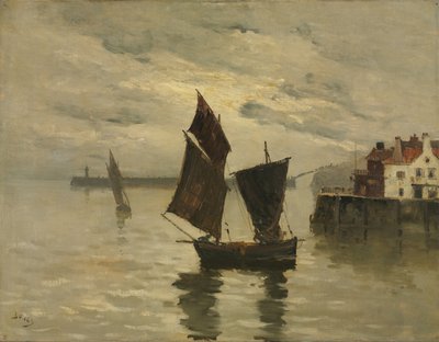 Liman Sahnesi, tarihsiz. by Frank Boggs