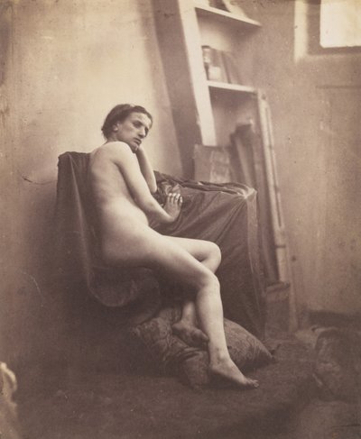 [Stüdyoda Çıplak Kadın], 1856-59. by Frank Chauvassaigne