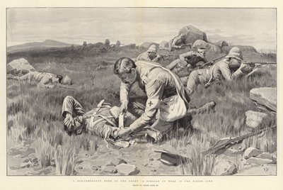 Cephede Savaşmayan Bir Kahraman Ateş Hattında İş Başında Bir Cerrah by Frank Dadd