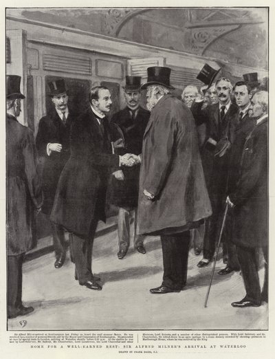 Hak Edilmiş Bir Dinlenme Evi, Sir Alfred Milner