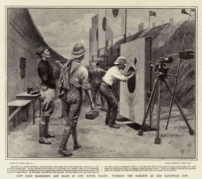 Randwick Çukurlarında Hedefler üzerinde çalışan Yeni Güney Galler'de İyi Nişancılar nasıl yapılır? by Frank Dadd
