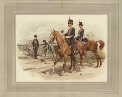 Royal Horse Artillery  by Frank Dadd