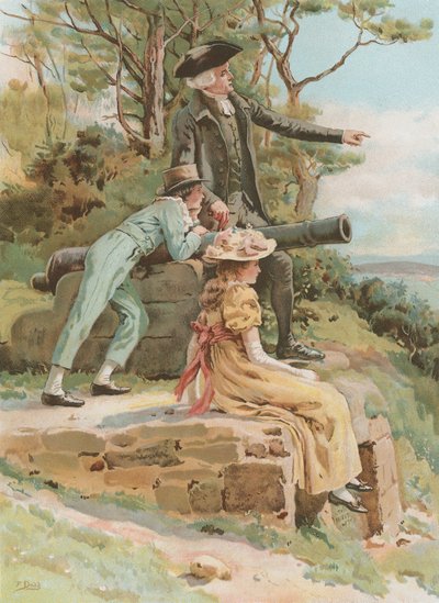 Eski Savaş Alanı (chromolitho) by Frank Dadd