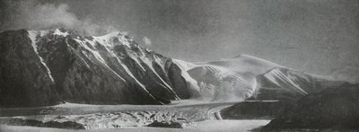 İngiltere Dağı ve Yeni Buzul, c1911, 1913. by Frank Debenham