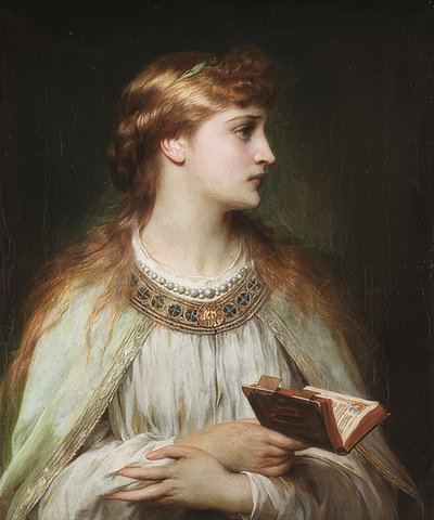 Ofelia. 1864 by Frank Dicksee
