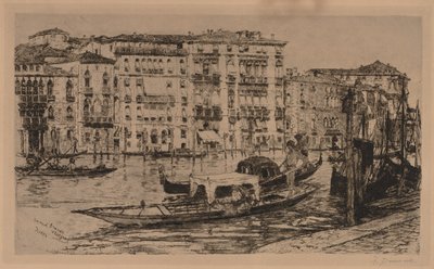 Büyük Kanal, Venedik by Frank Duveneck