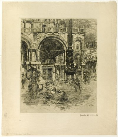 San Marco Meydanı by Frank Duveneck