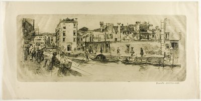 San Trovasso Kanalı by Frank Duveneck