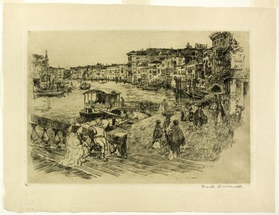 Büyük Kanal'ın görünümü by Frank Duveneck