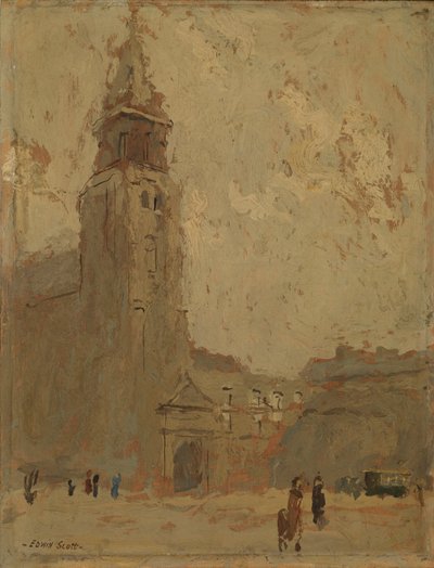 St. Germain des Pres Kilisesi, n.d. by Frank Edwin Scott