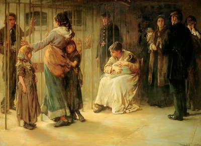 Newgate: Duruşmaya Adandı, 1878 by Frank Holl