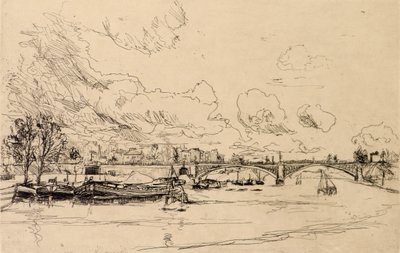 Kanal boyunca, Charenton, Paris by Frank Laing