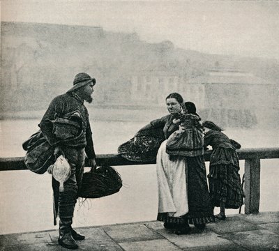 Fisher insanları, Whitby, c1890 by Frank Meadow Sutcliffe