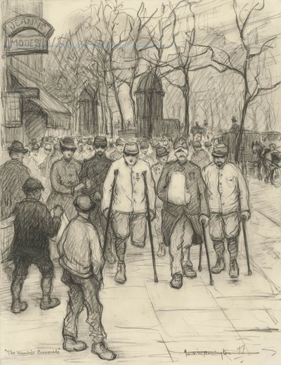 Yaralılar Gezinti Yolu, 1917 by Frank Milton Armington