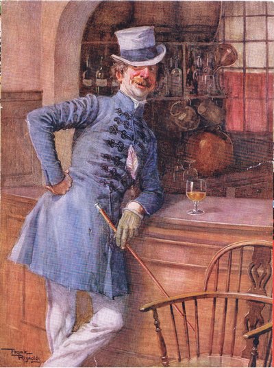 Montague Tigg (Martin Chuzzlewitt) (renkli lito) by Frank Reynolds