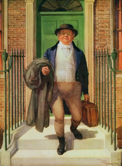 Bay Pickwick Evden Ayrılıyor by Frank Reynolds