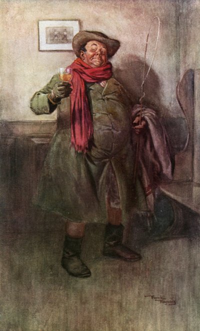 Yaşlı Bay Weller (renkli taş baskı) by Frank Reynolds