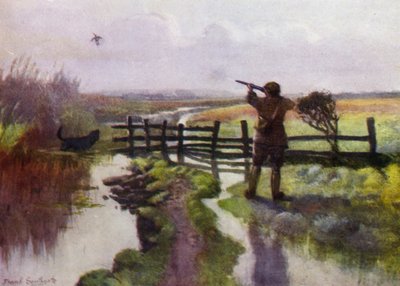Norfolk Broads: Bataklıklarda Bir Ekim Sabahı by Frank Southgate