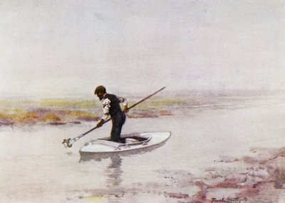 Norfolk Broads: Yılan Balığı Toplama by Frank Southgate