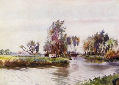 Norfolk Broads: Geldeston Kilidi by Frank Southgate
