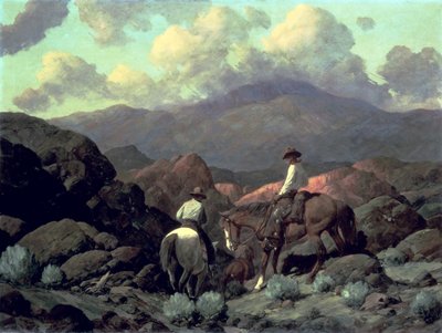 Jackson Hole Ülkesine by Frank Tenney Johnson