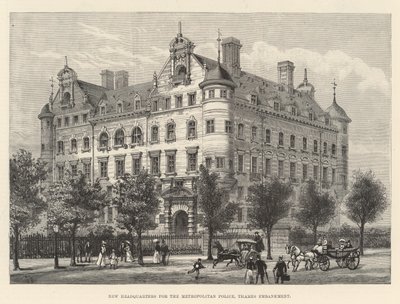 Metropolitan Polisi için Yeni Karargah, Thames Embankment by Frank Watkins