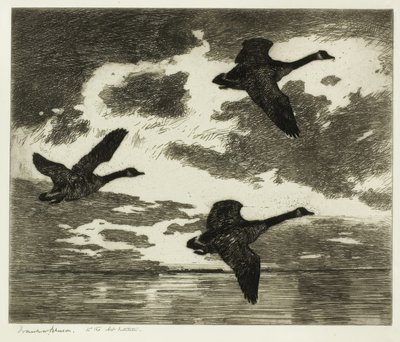 bulutlu sabah by Frank Weston Benson
