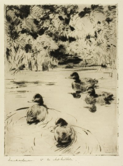 Küçük mavi kuşlar by Frank Weston Benson