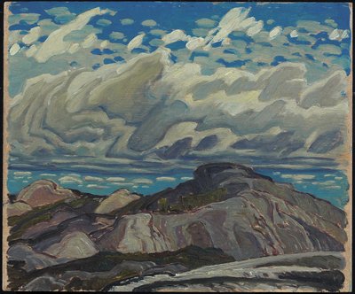 Ekim, Cranberry Hills, 1943 (kontrplak panel üzerinde yağ) by Franklin Carmichael