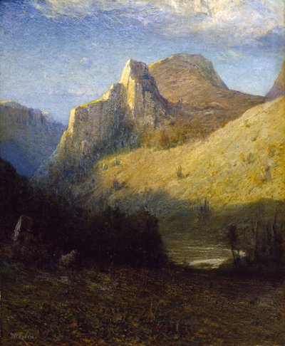 Castle Creek Kanyonu, Güney Dakota, 1912. by Franklin De Haven