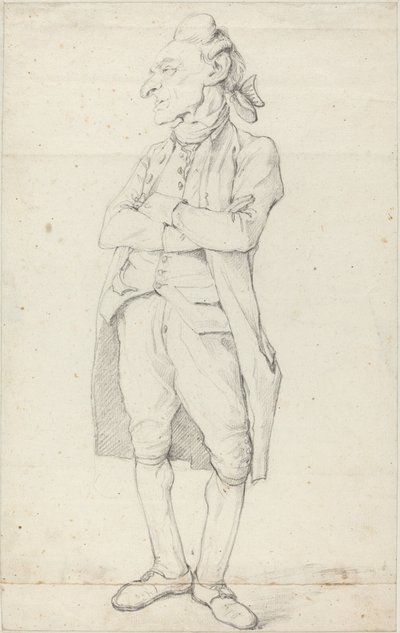Kollarını kavuşturmuş duran bir beyefendi by François André Vincent