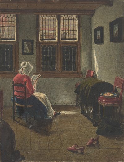Okuyan Bir Kadın, Pieter Janssens Elinga