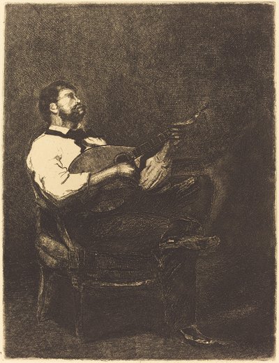 Gitarist by François Bonvin