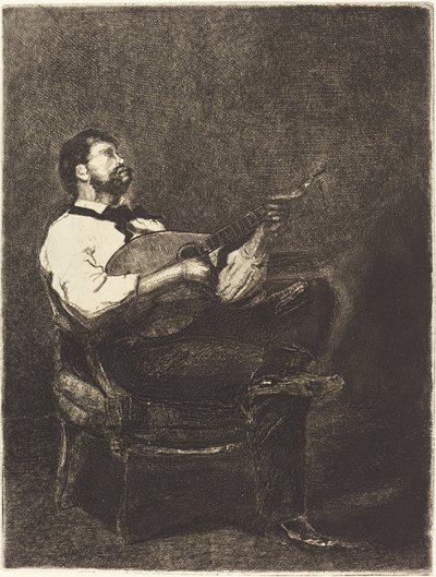 Gitarist by François Bonvin